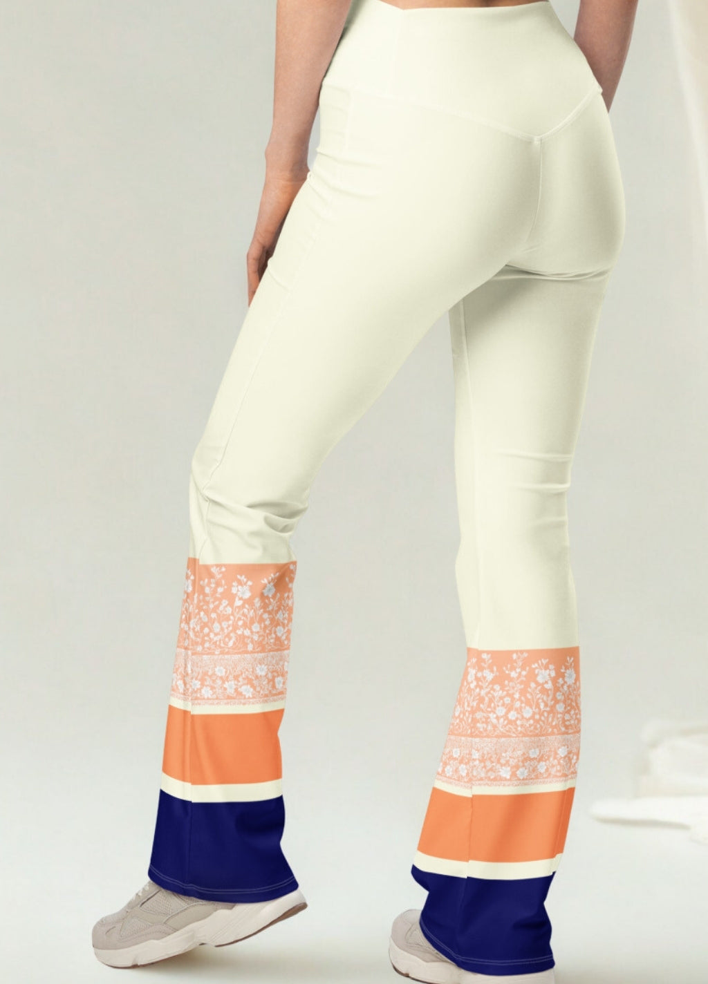 Asana Flow Flare Legging – Sunset Bloom Edition