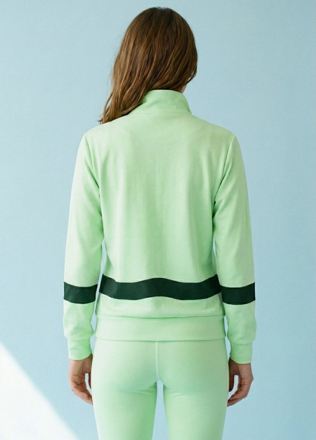 Glow Motion Track Jacket – Mint Surge