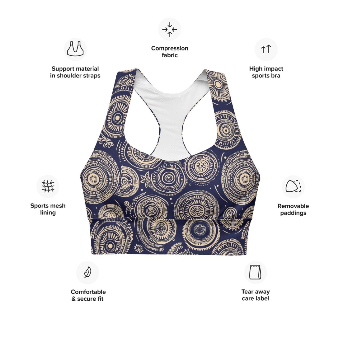 Celestia Spiral Sports Bra