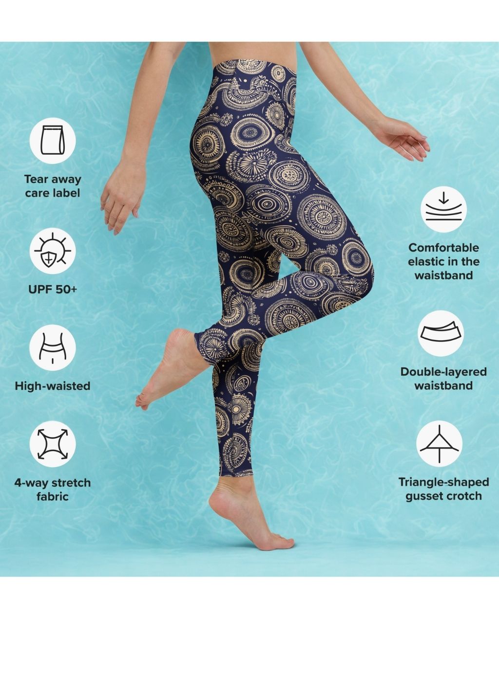 Celestia Spiral Yoga Legging
